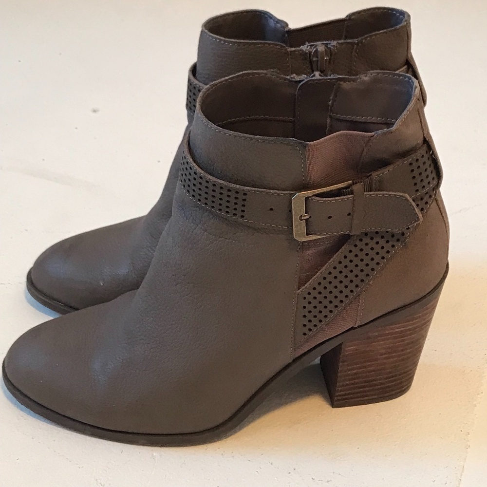 Crown Vintage Perania Leather Boot Brown Taupe Size10 - Picture 4 of 12